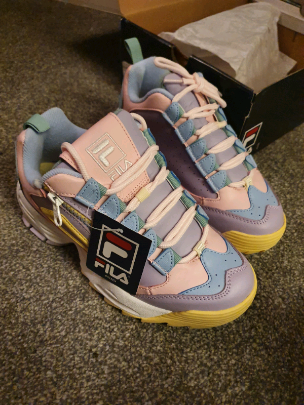 fila pastel trainers